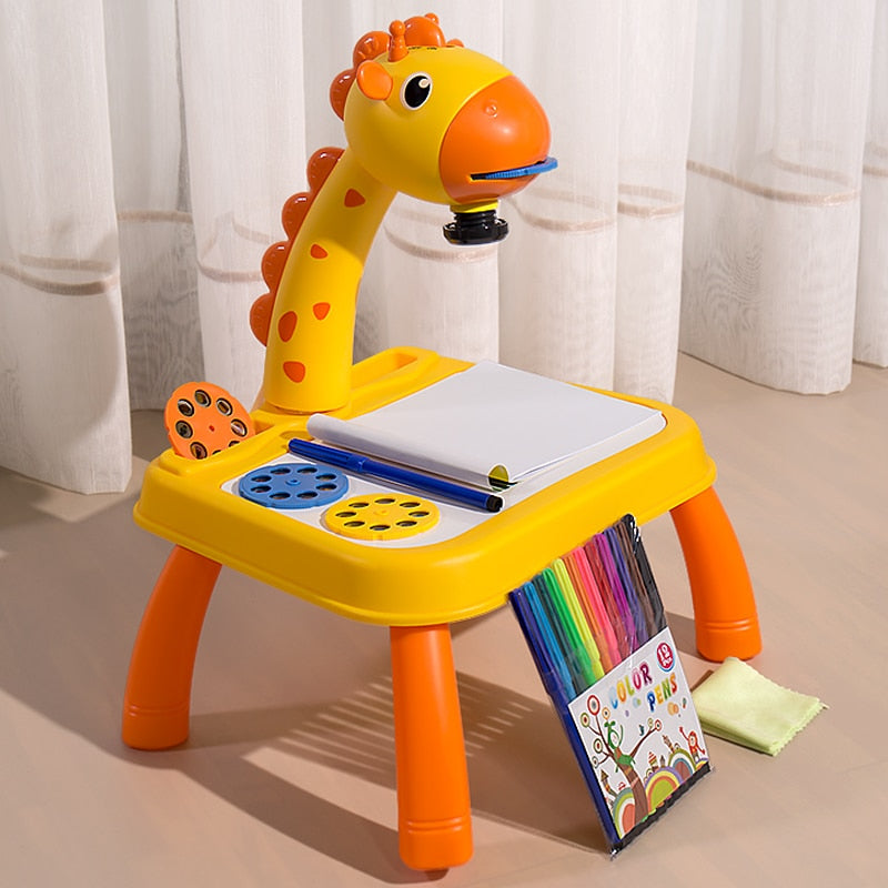 Kids Drawing Projector Table