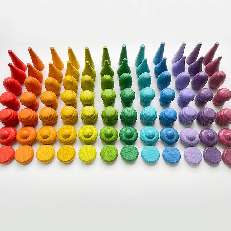 Bright Wooden Tiny Toys