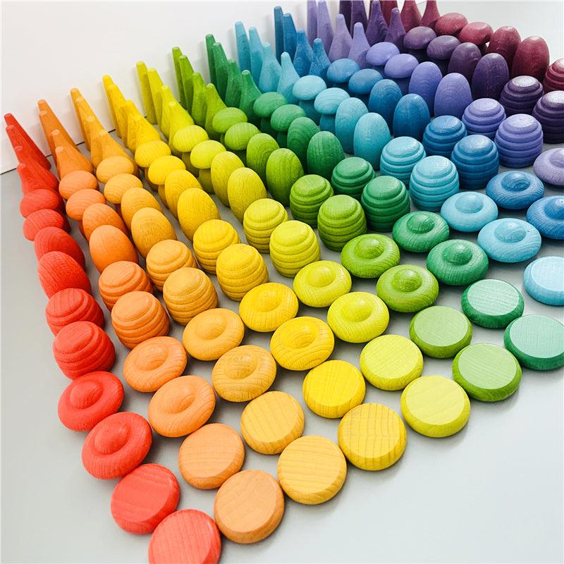 Bright Wooden Tiny Toys