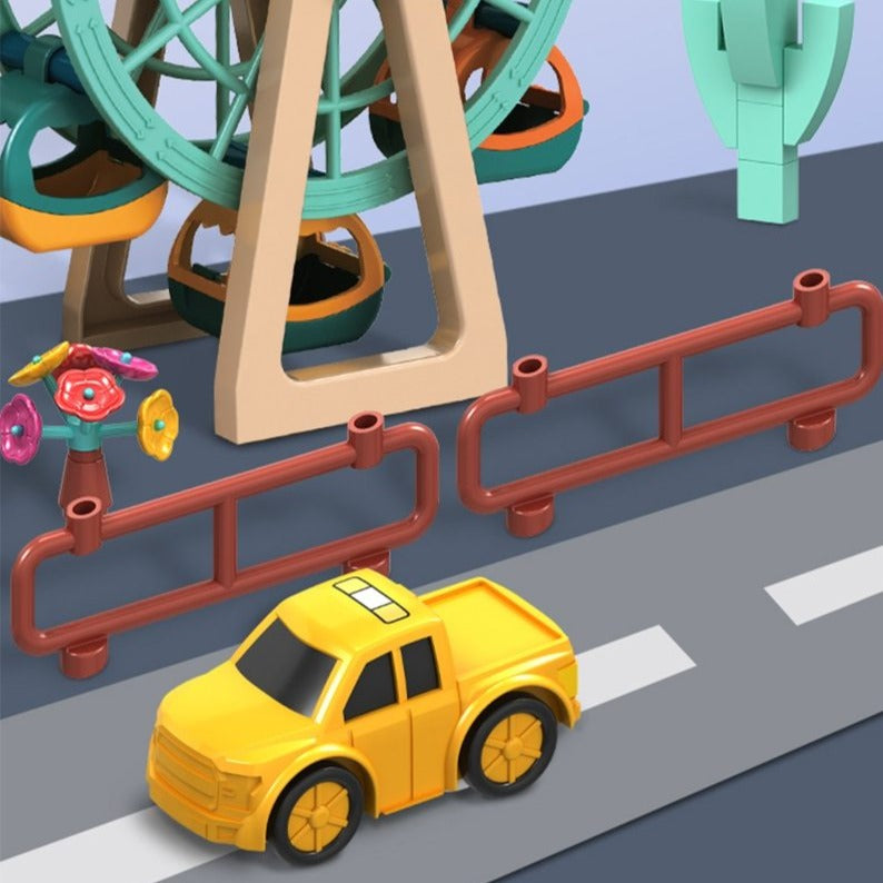 Building Blocks Marble Run Set