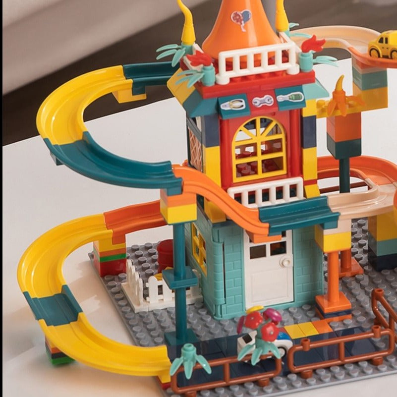 Building Blocks Marble Run Set