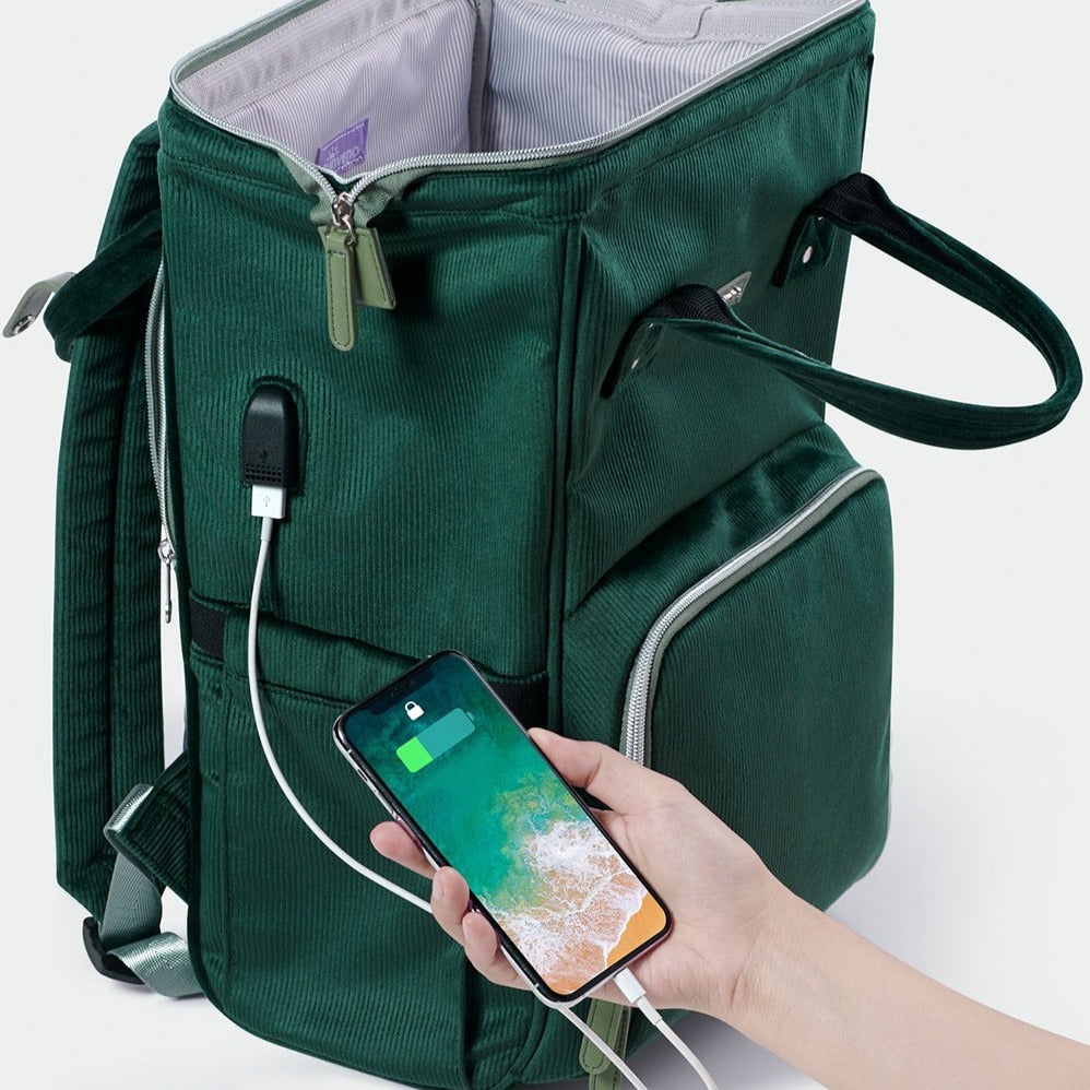 Corduroy Diaper Bag