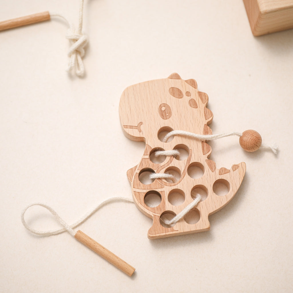 Wooden Threading Animal Board