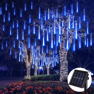 Solar LED Meteor Christmas Lights