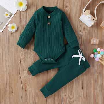 Ribbed Cotton Baby Set