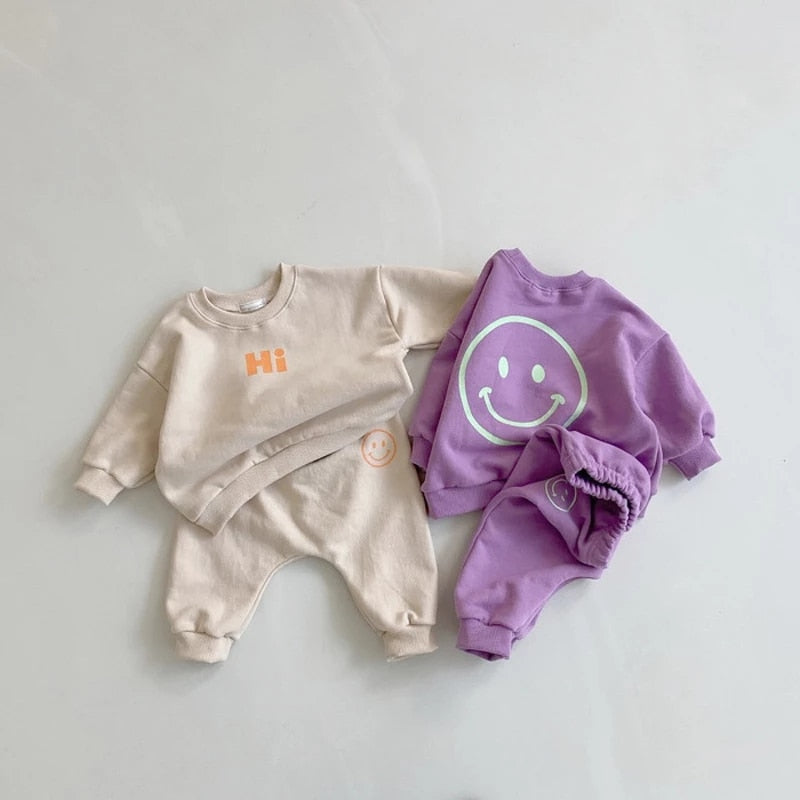 Hi Kids Sweatshirt and Jogger Pants Set
