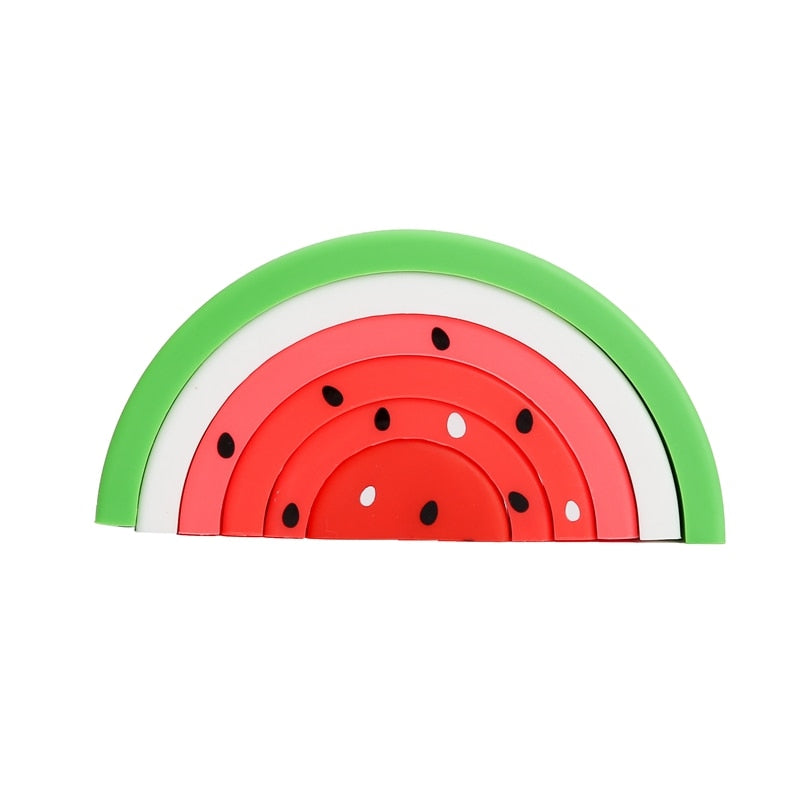 Small Silicone Stacking Watermelon