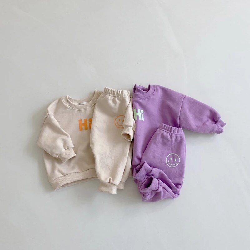 Hi Kids Sweatshirt and Jogger Pants Set
