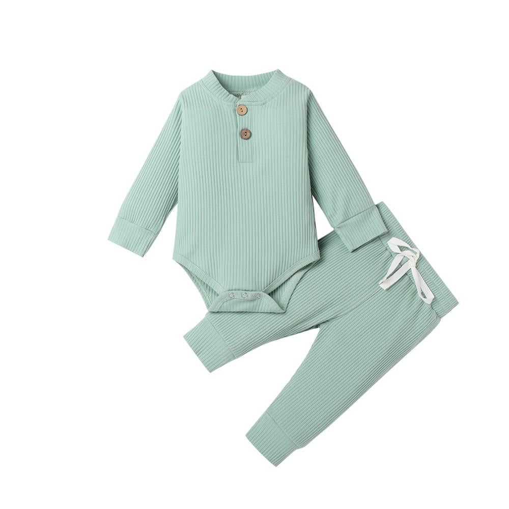 Ribbed Cotton Baby Set
