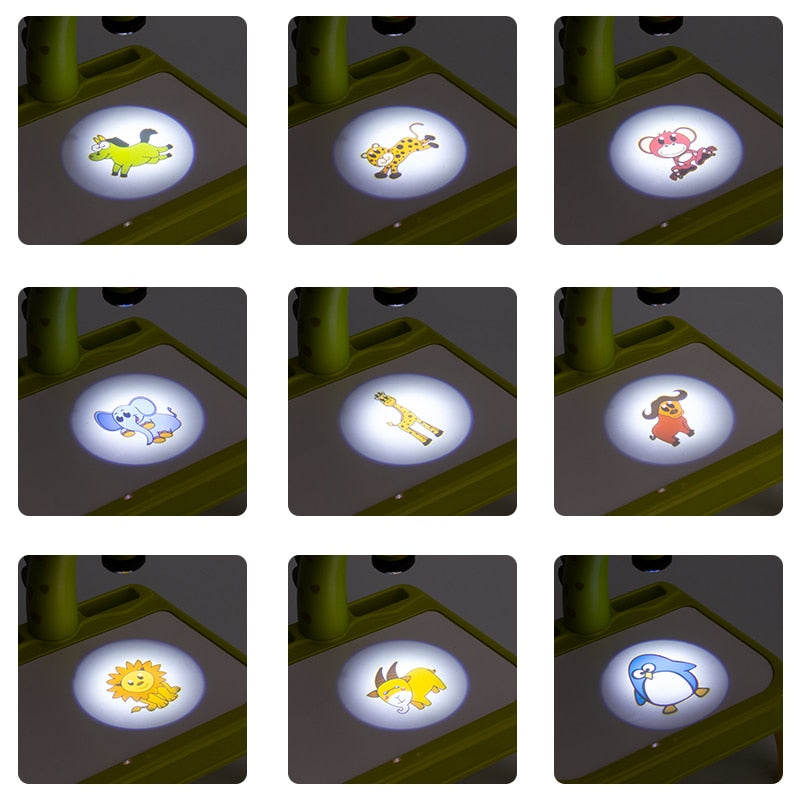 Kids Drawing Projector Table