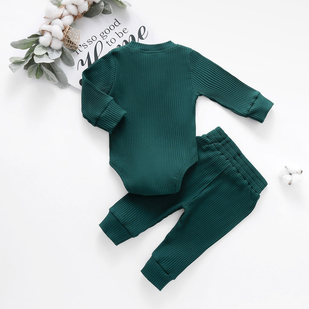 Ribbed Cotton Baby Set