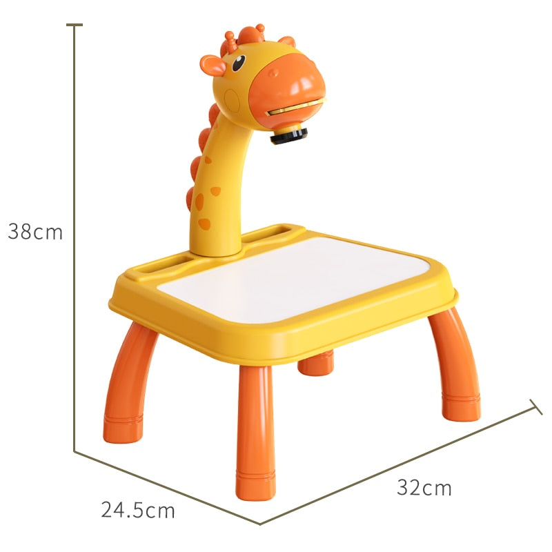 Kids Drawing Projector Table