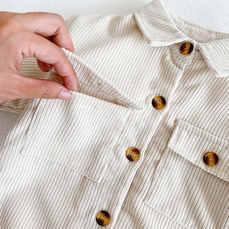 Corduroy Baby Romper