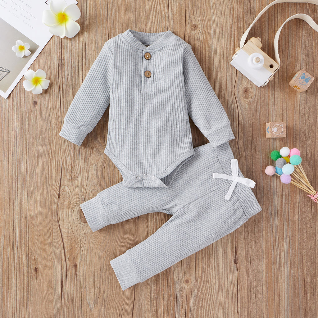 Ribbed Cotton Baby Set