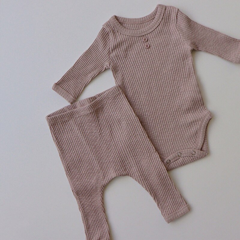 Ribbed Lounge and Beanie Set