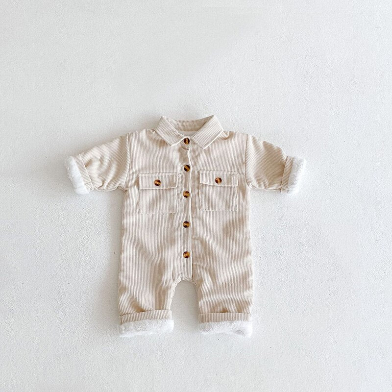Corduroy Baby Romper