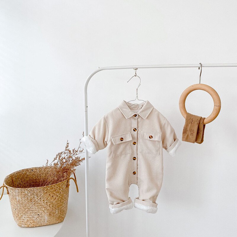 Corduroy Baby Romper