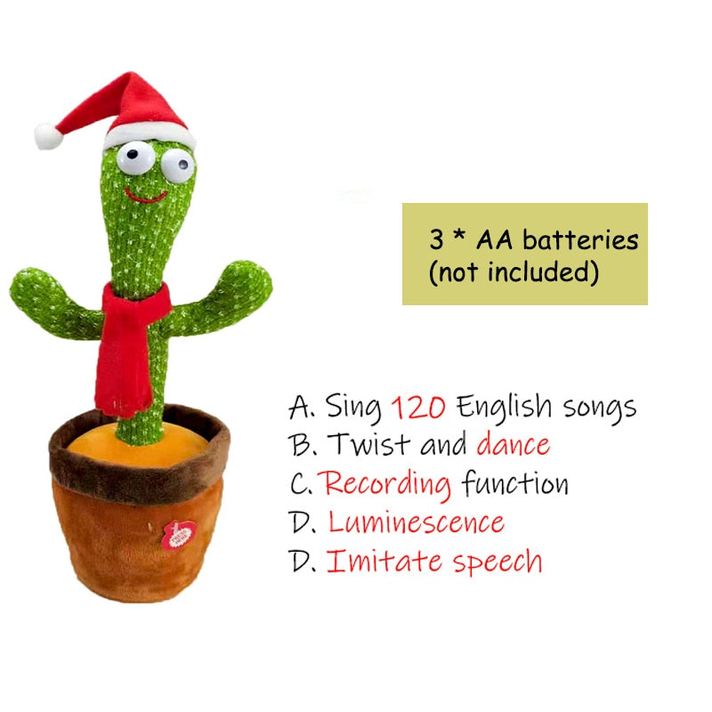 dancing cactus original Wiggling Talking Cactus, Christmas Cactus