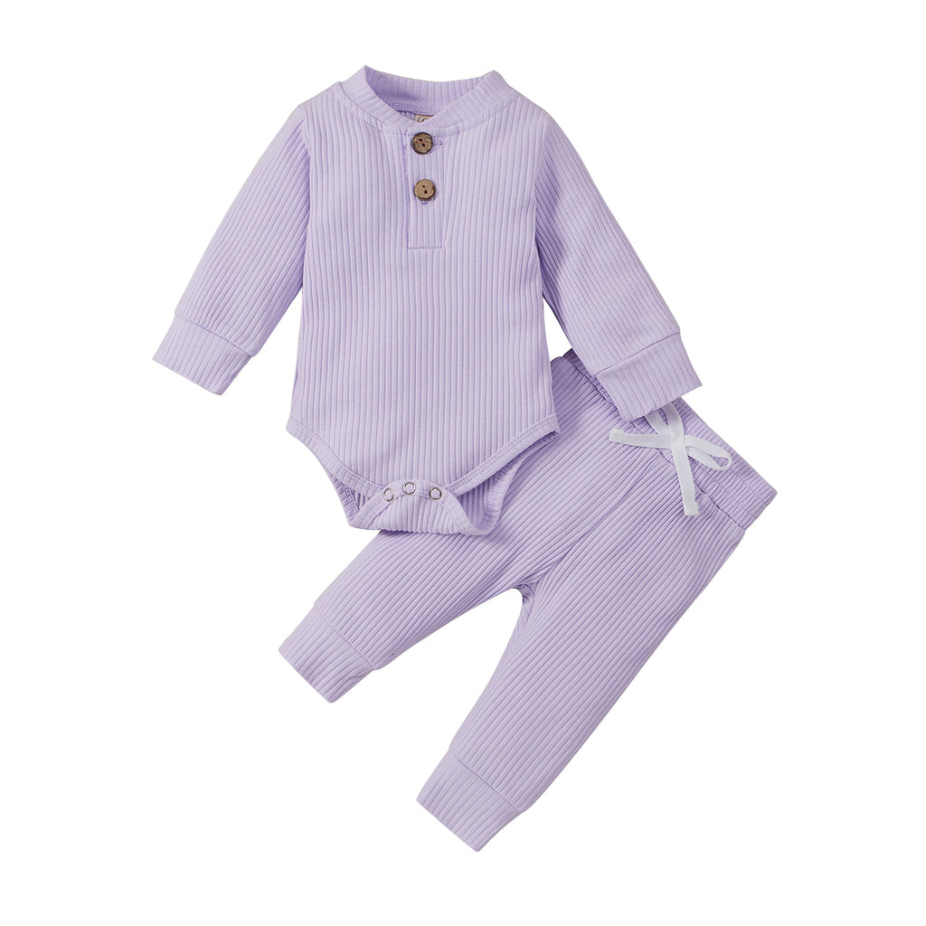 Ribbed Cotton Baby Set