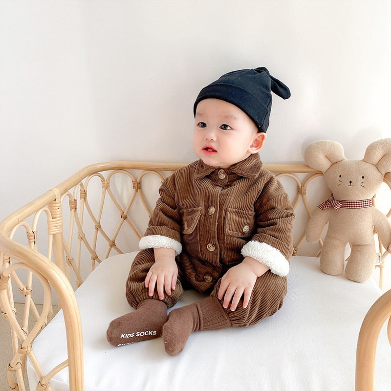 Corduroy Baby Romper