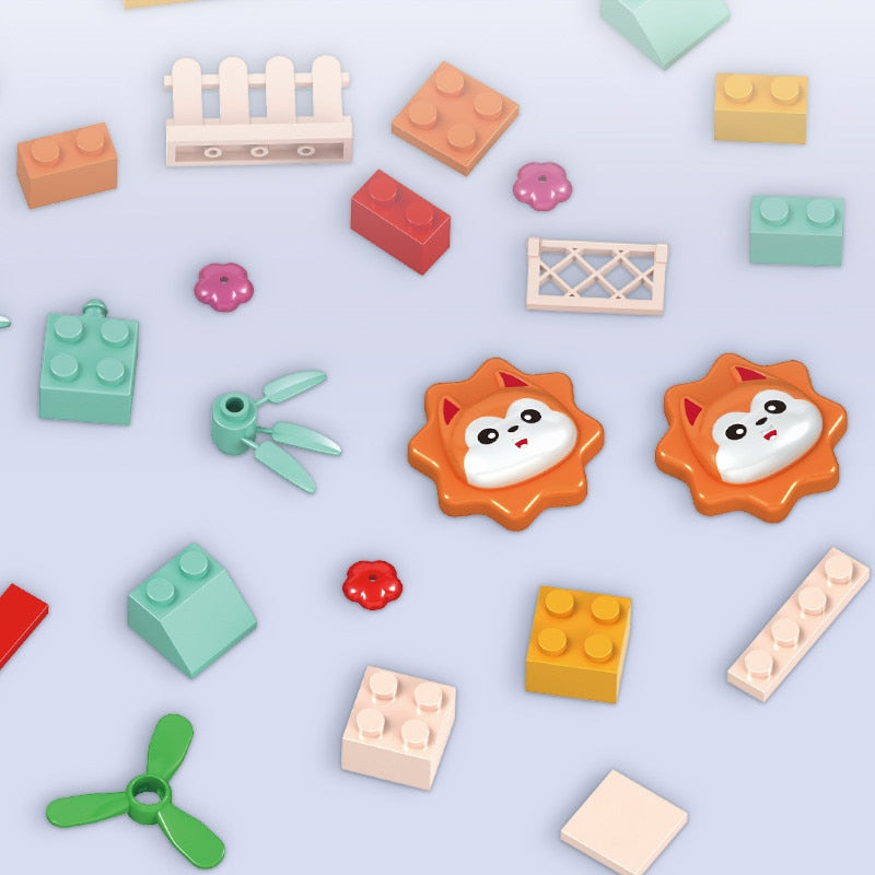 Building Blocks Marble Run Set