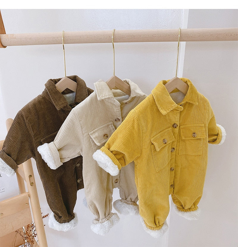 Corduroy Baby Romper