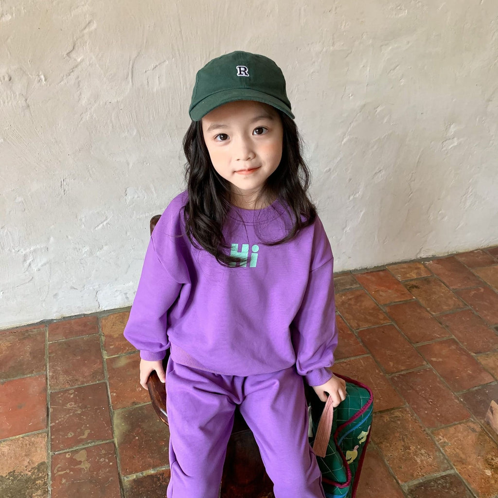 Hi Kids Sweatshirt and Jogger Pants Set