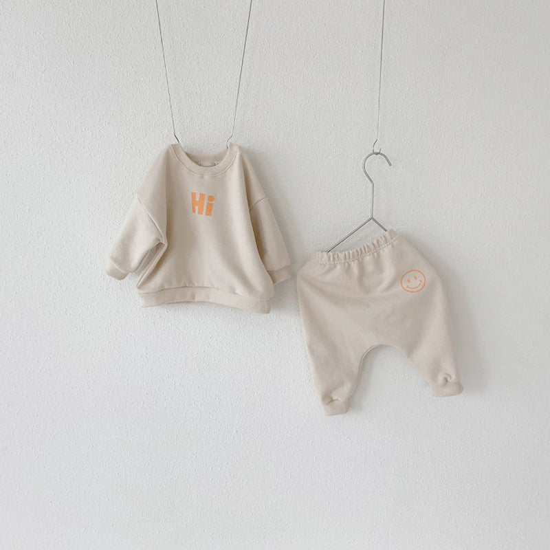 Hi Kids Sweatshirt and Jogger Pants Set