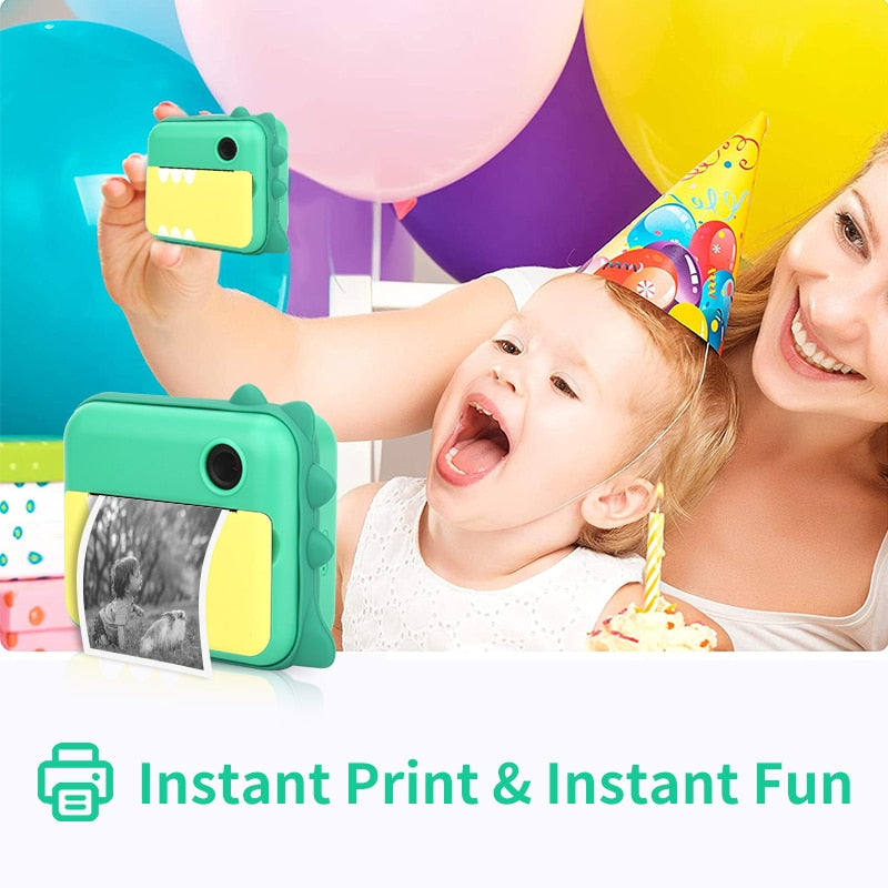 Kids Camera with Thermal Printing