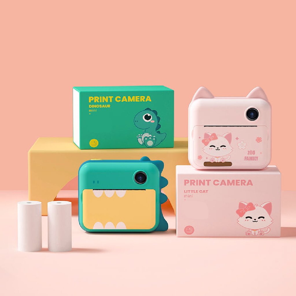 Kids Camera with Thermal Printing