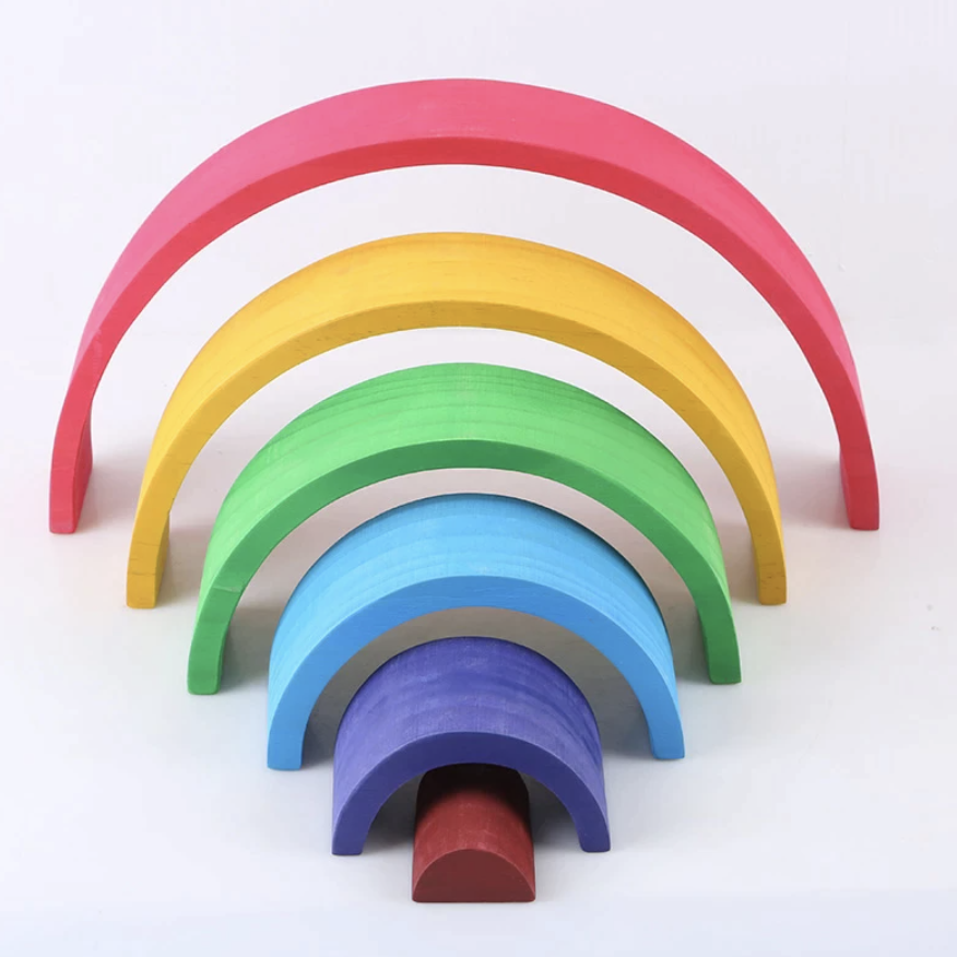 Large Wooden Rainbow