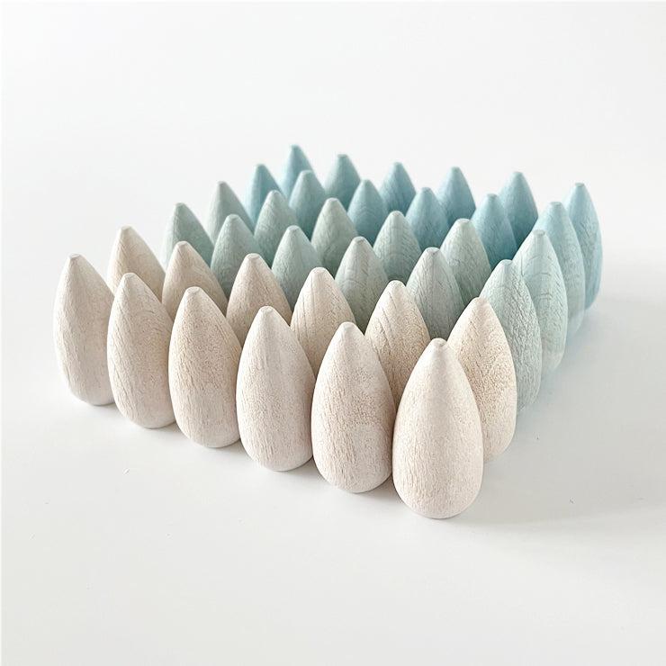 Pastel Wooden Tiny Toys