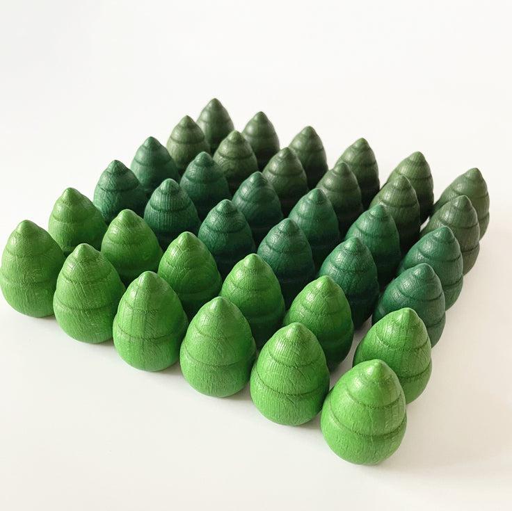 Pastel Wooden Tiny Toys