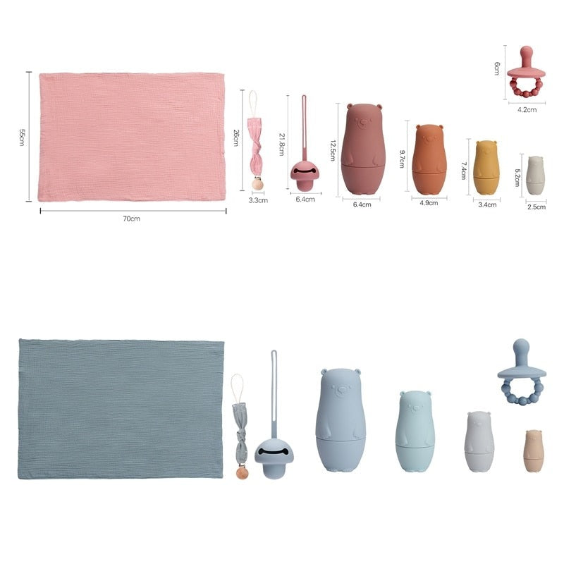 Pastel Baby Gift Set