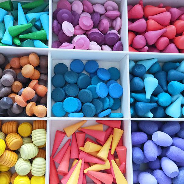 Bright Wooden Tiny Toys