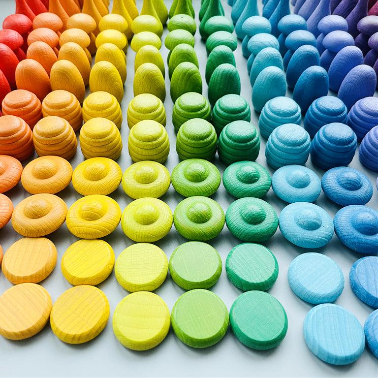 Bright Wooden Tiny Toys