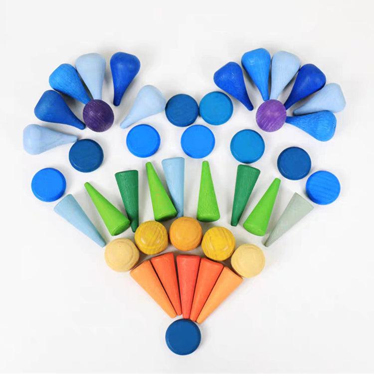 Bright Wooden Tiny Toys