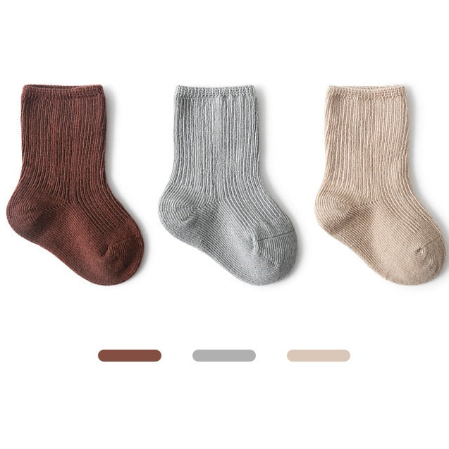 Ribbed Kids Socks Set