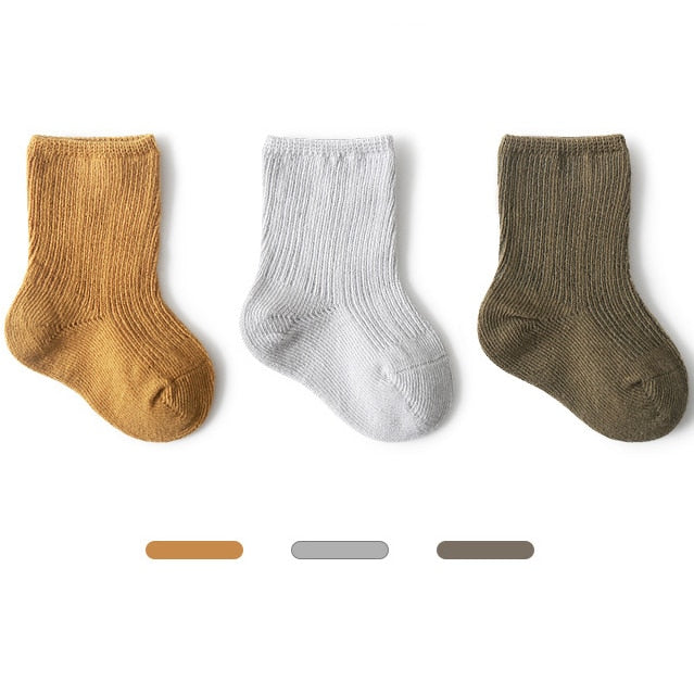 Ribbed Kids Socks Set