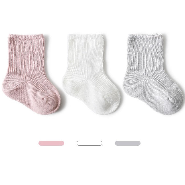 Ribbed Kids Socks Set