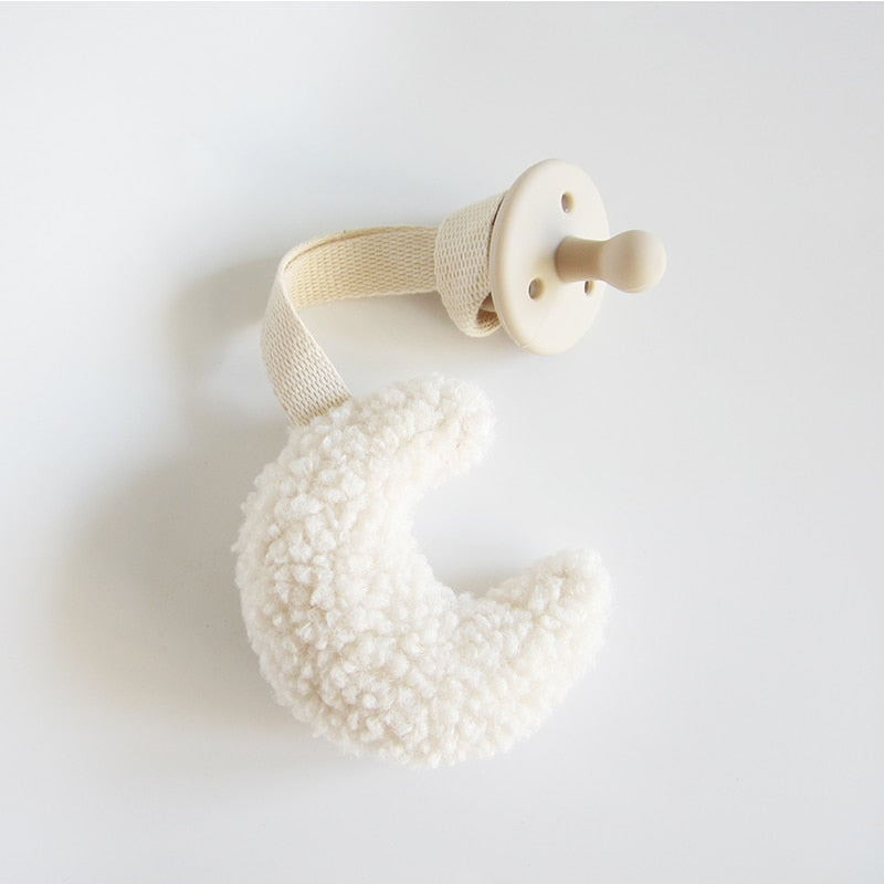 Teddy Moon Pacifier Holder