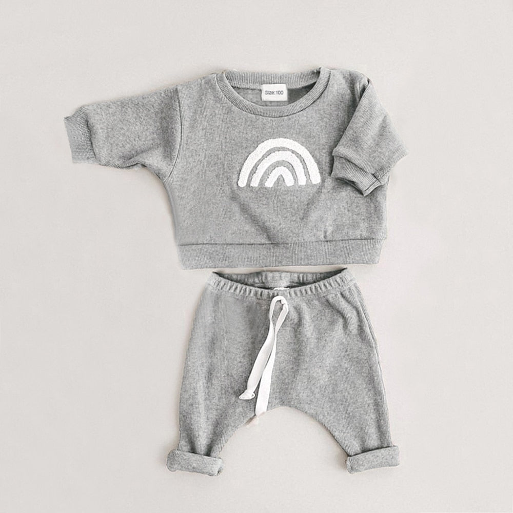 Sun and Rainbow Baby Lounge Set