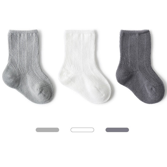 Ribbed Kids Socks Set