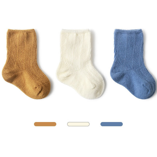 Ribbed Kids Socks Set