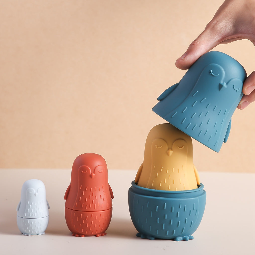 Silicone Nesting Birds
