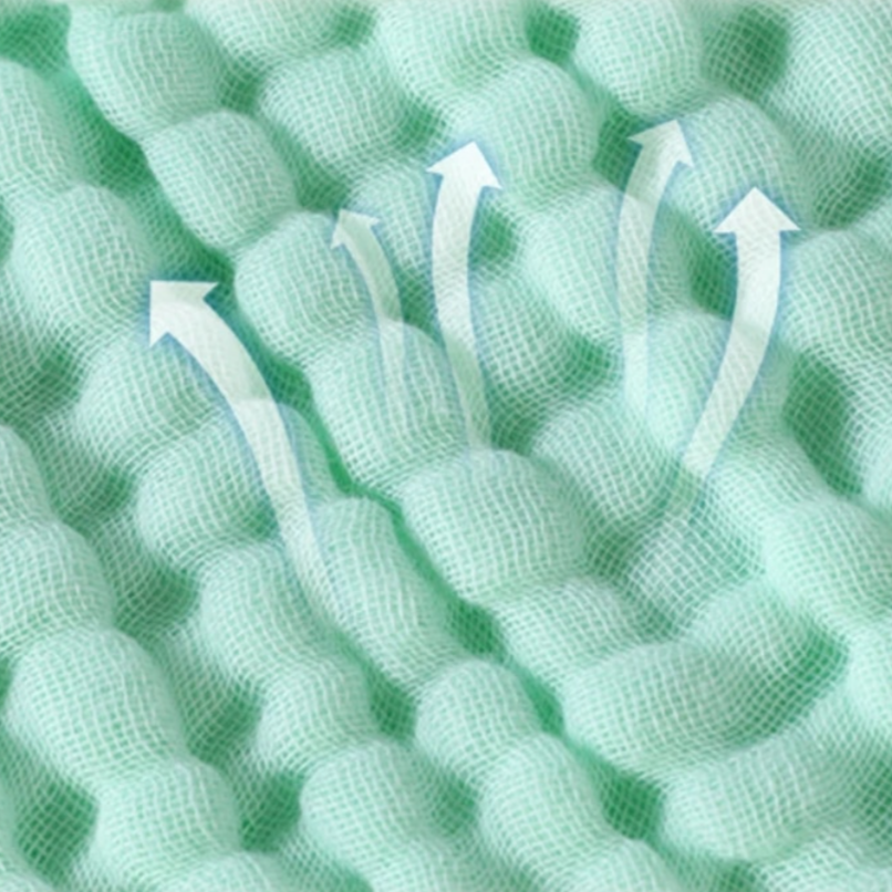 Six Layers Muslin Crinkle Blanket