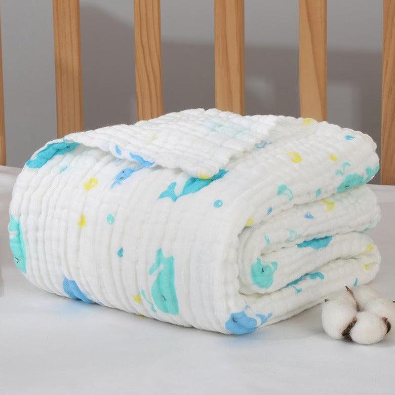 Six Layers Muslin Crinkle Blanket