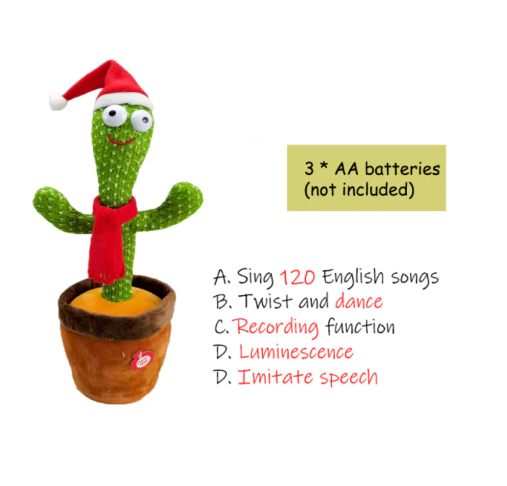 Wiggling Talking Cactus