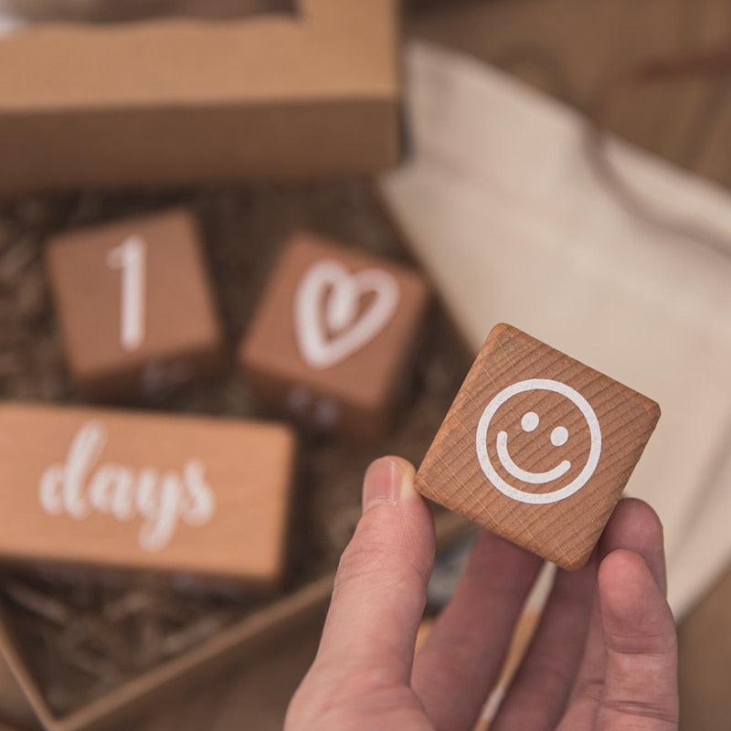 Wooden Milestones Photo Prop