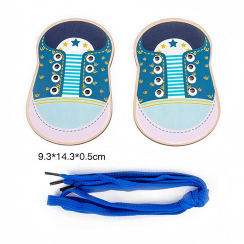 Wooden Threading Game